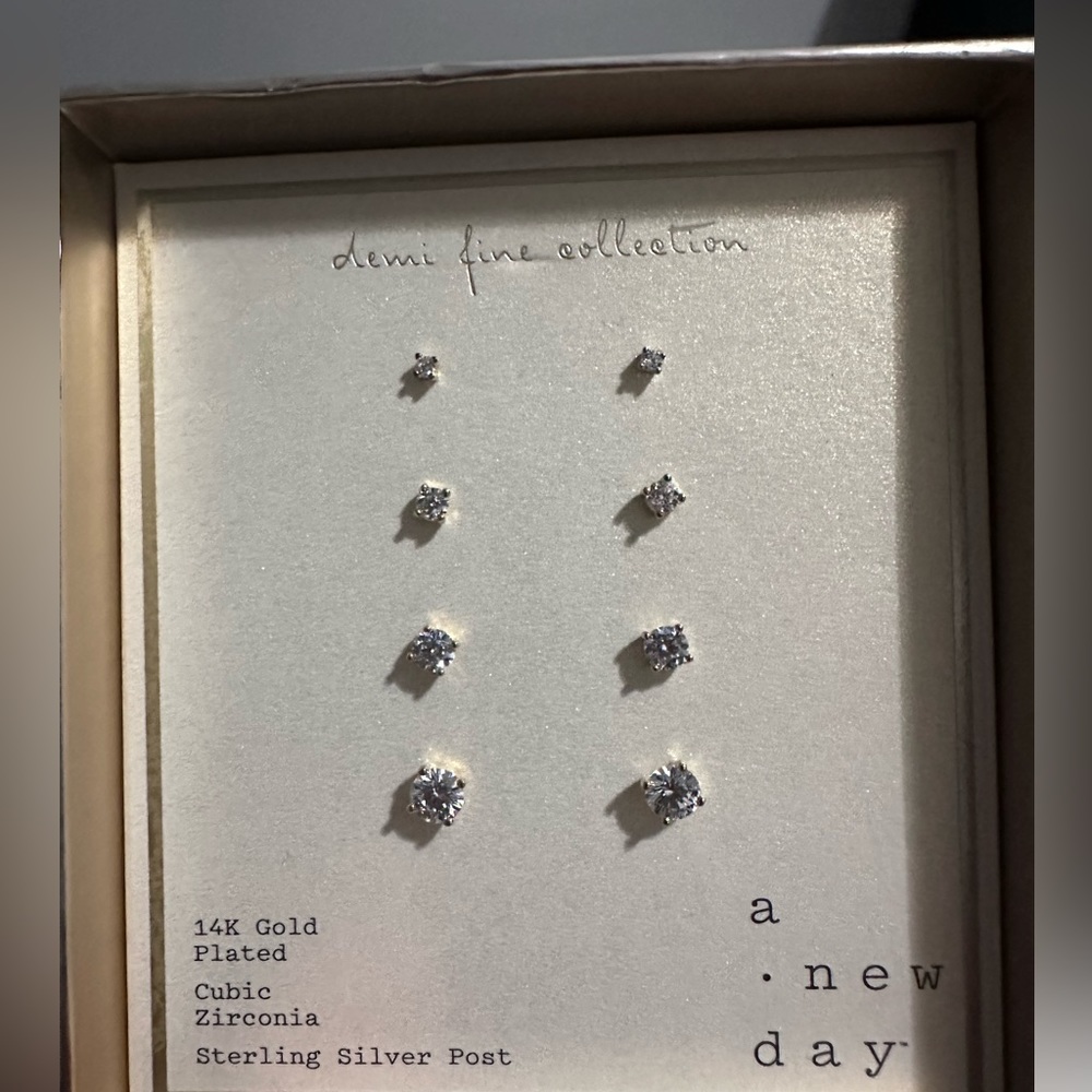 14k gold plated  earrings